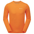 Nagami Orange Montane Men's Dart Long Sleeve T-Shirt Front