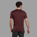 Dark Garnet Montane Men's Dart T-Shirt Model Back