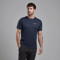 Eclipse Blue Montane Men's Dart T-Shirt Model Front