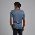 Stone Blue Montane Men's Dart T-Shirt Model Back