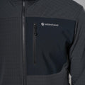 Midnight Grey Montane Men's Dura Hooded Fleece Jacket Model 5 MDURHMNG