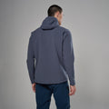 Dark Sky Montane Men's Dura XT Hooded Fleece Jacket Model Back MDXTHDAS