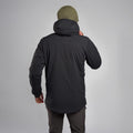 Black Montane Men's Fireball XT Hooded Insulated Jacket Model Back