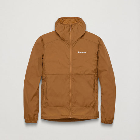 Amber Montane Men's Featherlite Hooded Windproof Jacket Front