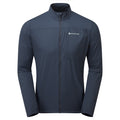 Eclipse Blue Montane Men's Featherlite Windproof Jacket Front