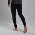 Black Montane Men's Fury Lite Fleece Pants Model Back