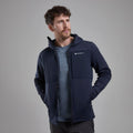 Eclipse Blue Montane Men's Fury XT Hooded Fleece Jacket Model 5