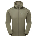 Caper Montane Men's Fury Lite Hooded Fleece Jacket Front