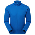 Neptune Blue Montane Men's Fury Lite Fleece Jacket Front