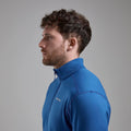 Neptune Blue Montane Men's Fury Lite Fleece Pull-On Model 3