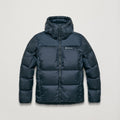 Eclipse Blue Montane Men's Glacium Hooded Down Jacket Front MGLAHECL