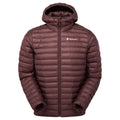 Dark Garnet Montane Men's Icarus Hooded Insulated Jacket Front