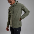 Caper Montane Men's Khamsin Hooded Softshell Jacket Model 8