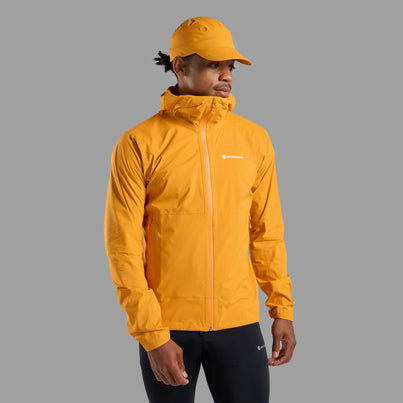 Nagami Orange Montane Men's Minimus Lite Waterproof Jacket Front