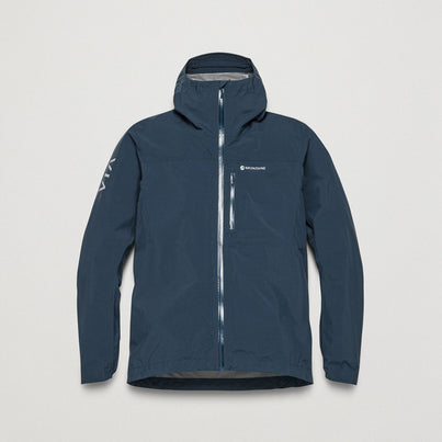 Eclipse Blue Montane Men's Minimus Lite Waterproof Jacket Front MMLIJECL