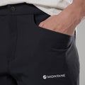 Black Montane Men's Mossa Softshell Pants Model 3