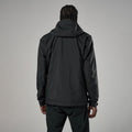 Black Montane Men's Norste Lite Waterproof Jacket Model Back