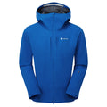 Neptune Blue Montane Men's Nordes Hooded Softshell Jacket Front