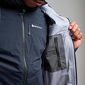 Midnight Grey Montane Men's Phase Waterproof Jacket Model 4