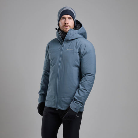 Stone Blue Montane Men's Phase XT Waterproof Jacket Front