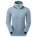 Stone Blue Montane Men's Protium Hooded Fleece Jacket Front