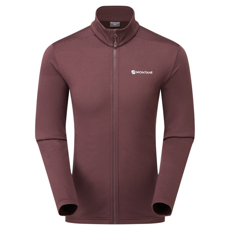 Dark Garnet Montane Men's Protium Fleece Jacket Front