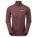 Dark Garnet Montane Protium Fleece Pull-On Jacket Front