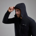 Black Montane Men's Protium XT Hooded Fleece Jacket Model 3