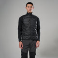 Black Montane Men's Prism Insulated Vest Model Front
