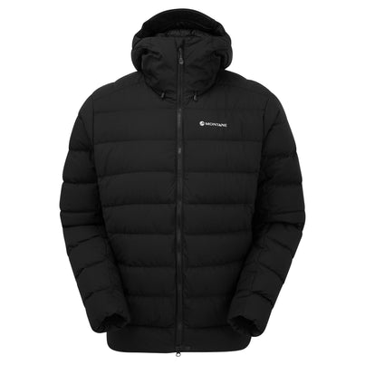 Black Montane Men's Resolve XT Hooded Down Jacket Front