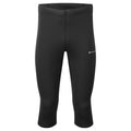 Black Montane Men's Slipstream 3/4 Trail Running Tights Front