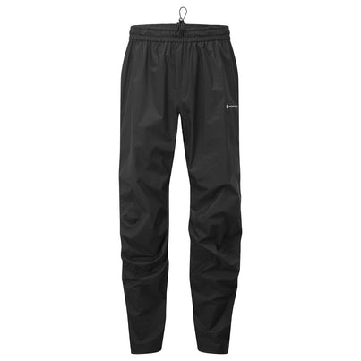 Black Montane Men's Spirit Lite Waterproof Trousers Front