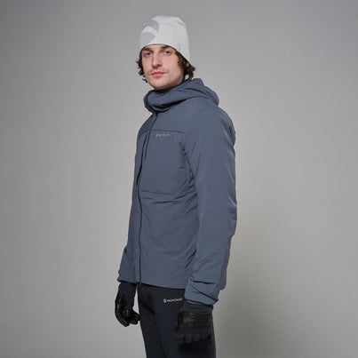Dark Sky Montane Men's Stratum Hooded Insulated Jacket Front MSTRHDAS