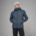 Dark Sky Montane Men's Sirocco XT Hooded Insulated Jacket Model Front MSXTHDAS