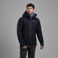 Black Montane Men's Torren Waterproof Jacket Model Front