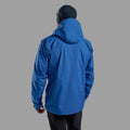 Neptune Blue Montane Men's Torren Waterproof Jacket Model Back