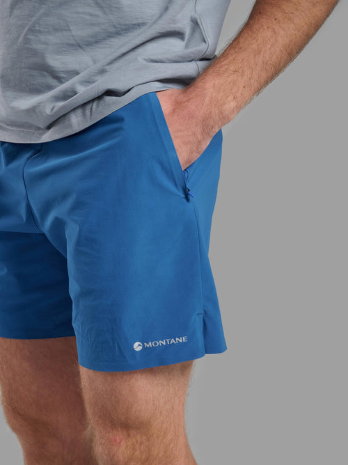 Neptune Blue Montane Men's Volantis 7" Shorts Model 3