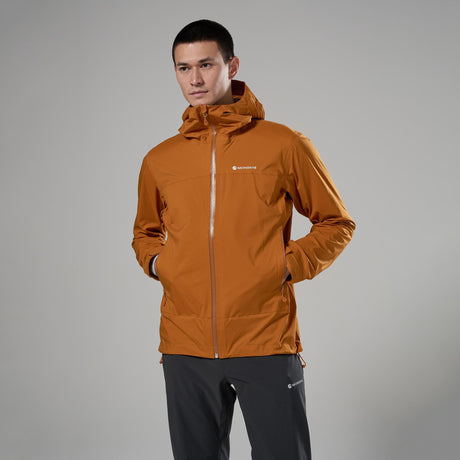 Amber Montane Men's Vortic Waterproof Jacket Front