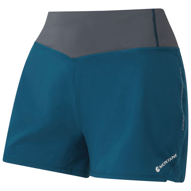 Montane Women's Katla 4" Running Shorts - Narwhal Blue