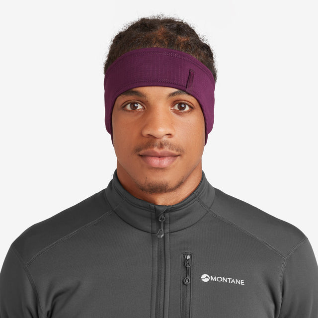 Montane Protium Fleece Headband - Saskatoon Berry