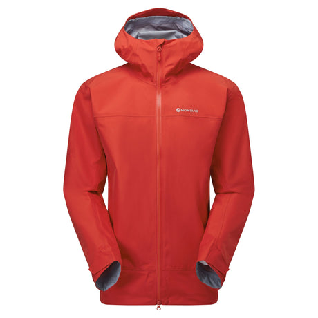 Adrenaline Red Montane Men's Phase Waterproof Jacket Front