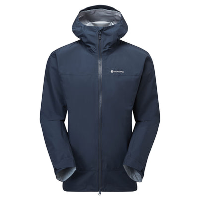 Eclipse Blue Montane Men's Phase Waterproof Jacket Front