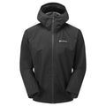 Black Montane Men's Spirit Waterproof Jacket Front