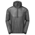 Charcoal Montane Unisex Minimus Nano Pull-On Waterproof Jacket Front